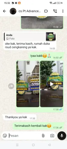 Testimonial Papan Bunga Pernikahan lasoani