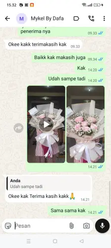 Testimonial Buket Bunga lasoani
