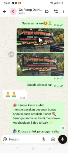 Testimonial Papan Bunga lasoani