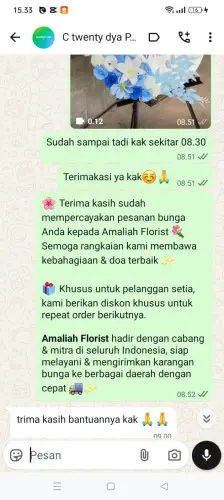 Testimonial Standing Flower lasoani