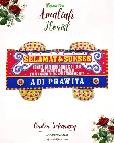 Karangan Bunga Ucapan Selamat lasoani